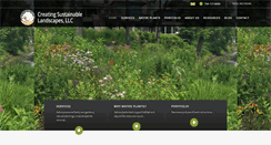 Desktop Screenshot of creatingsustainablelandscapes.com